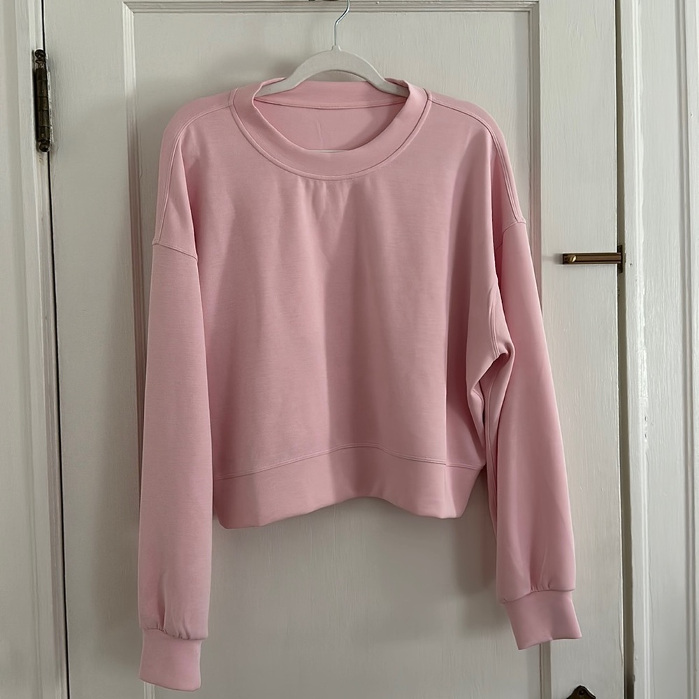 Lululemon athletica strawberry milkshake softstreme pullover